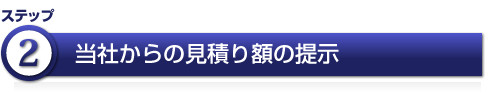 当社からの見積り額の提示